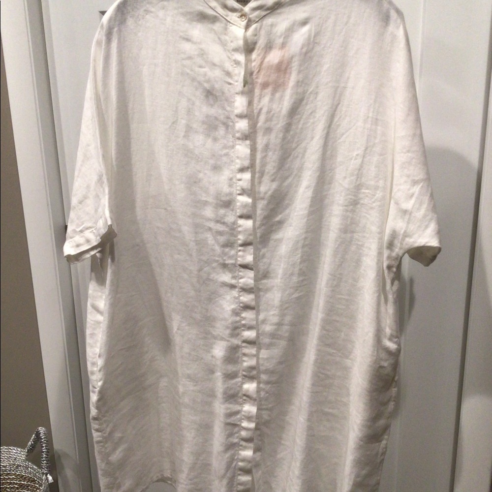 Lanthropy Linen Shirt Dress - NWT